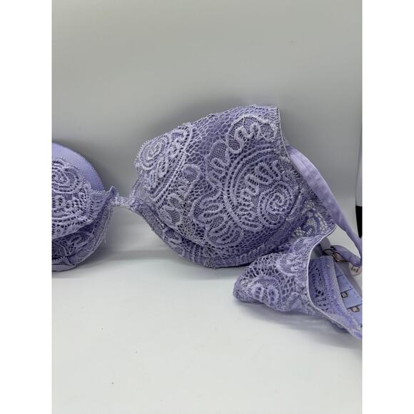 Victoria Secret Very Sexy Cup and Wings Bra 36B Pastel Lace - Picture 2 of 5